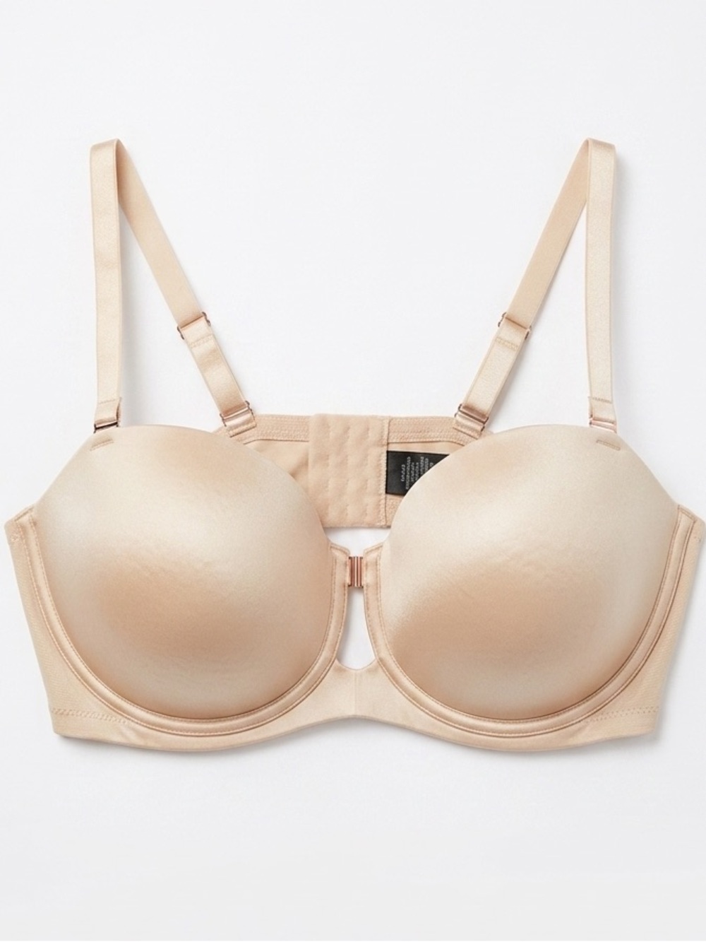Ashley Graham Addition Elle Nude Seamless Curve Luxe Underwire Padded Bra 42DDD